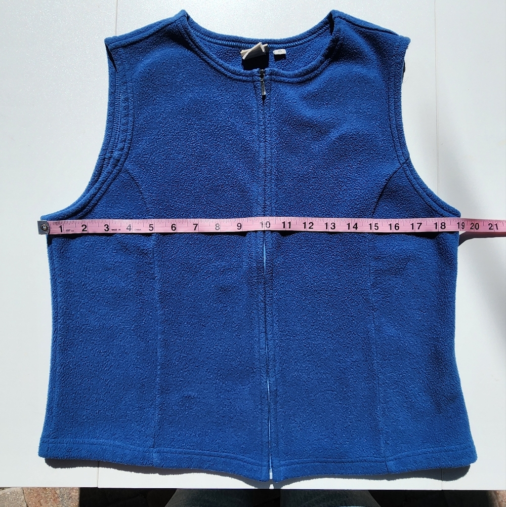 L.L. Bean Vintage Polartec Fleece Full Zip Vest Sz M - Picture 7 of 10